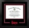 University of Nebraska Cornhuskers 11w x 8.5h Spirit Diploma Manhattan Black Frame with Bonus Campus Images Lithograph (value savings $59)